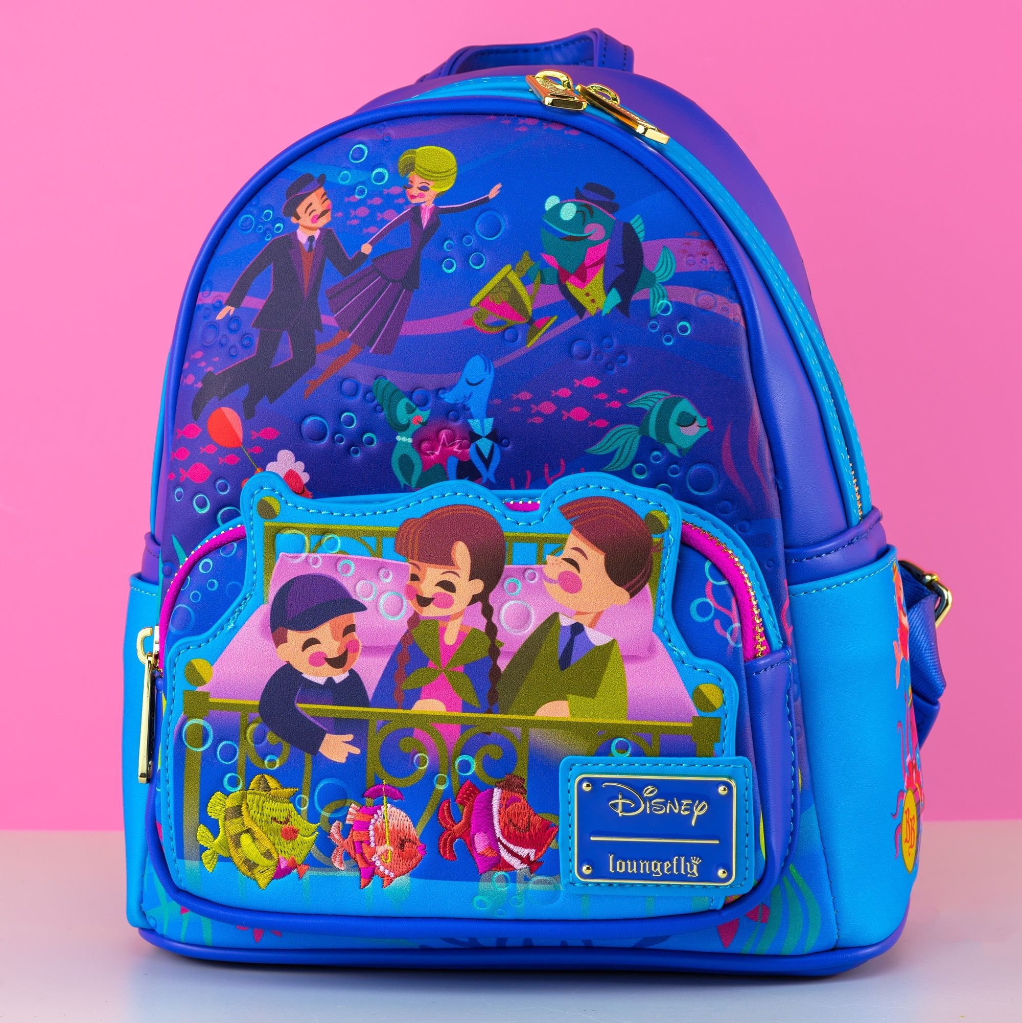 Loungefly x Disney Bedknobs and Broomsticks Beautiful Briny Ballroom Mini Backpack - GeekCore