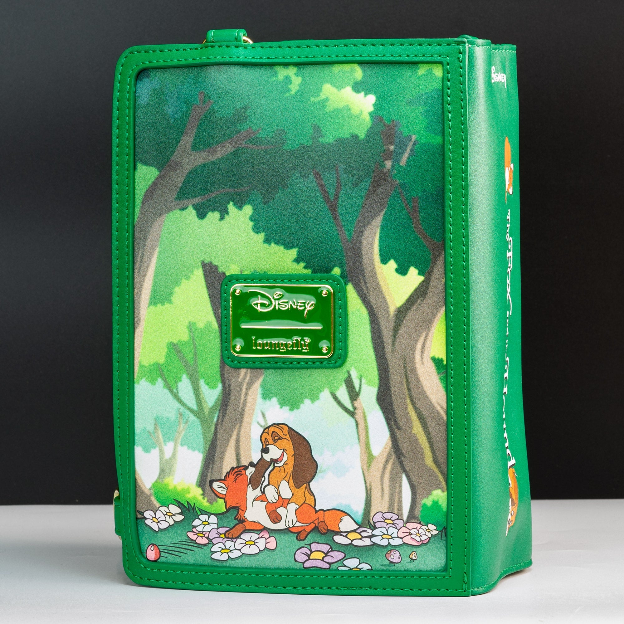 Loungefly x Disney Book Series The Fox and The Hound Convertible Crossbody Bag - GeekCore