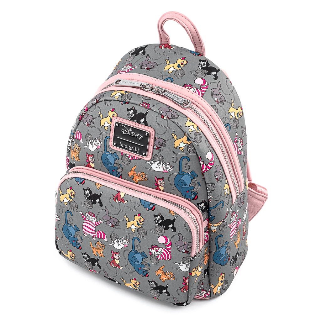 Loungefly x Disney Cats of Disney Mini Backpack - GeekCore