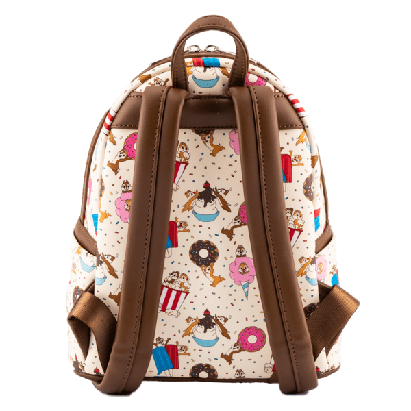 Loungefly x Disney Chip and Dale Snackies All Over Print Mini Backpack - GeekCore