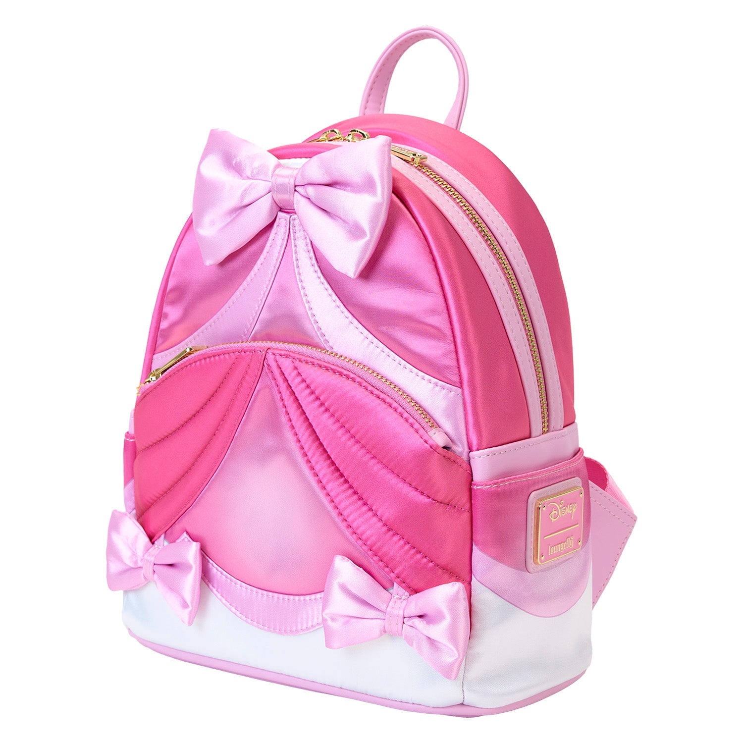 Loungefly x Disney Cinderella 75th Anniversary Pink Bow Mini Backpack - GeekCore