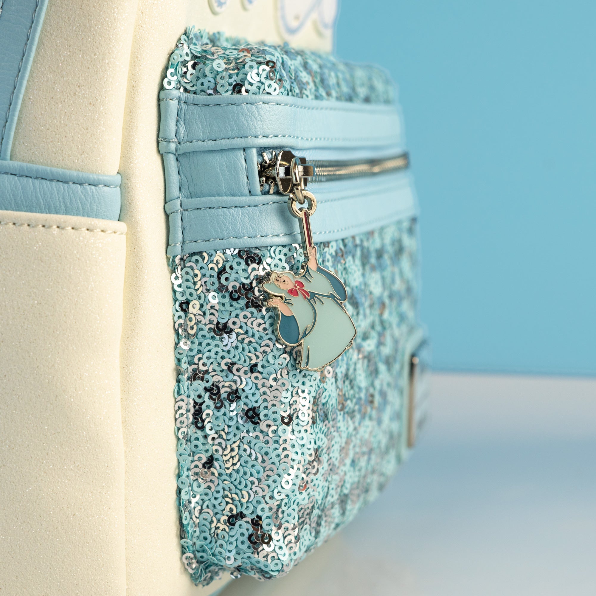 Loungefly x Disney Cinderella Carriage Sequin Mini Backpack - GeekCore