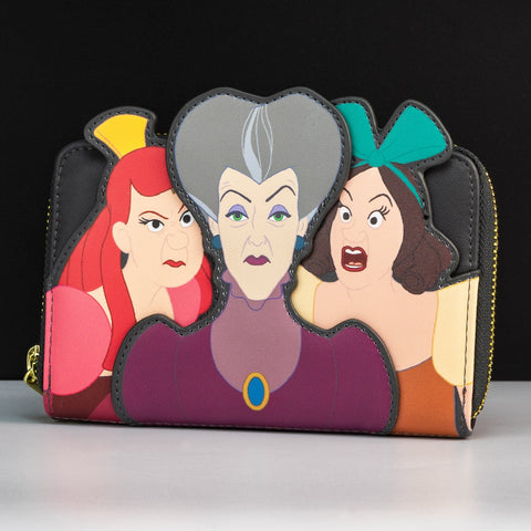 Loungefly Cinderella Evil Stepmother and Stepsisters mini backpack and wallet deals