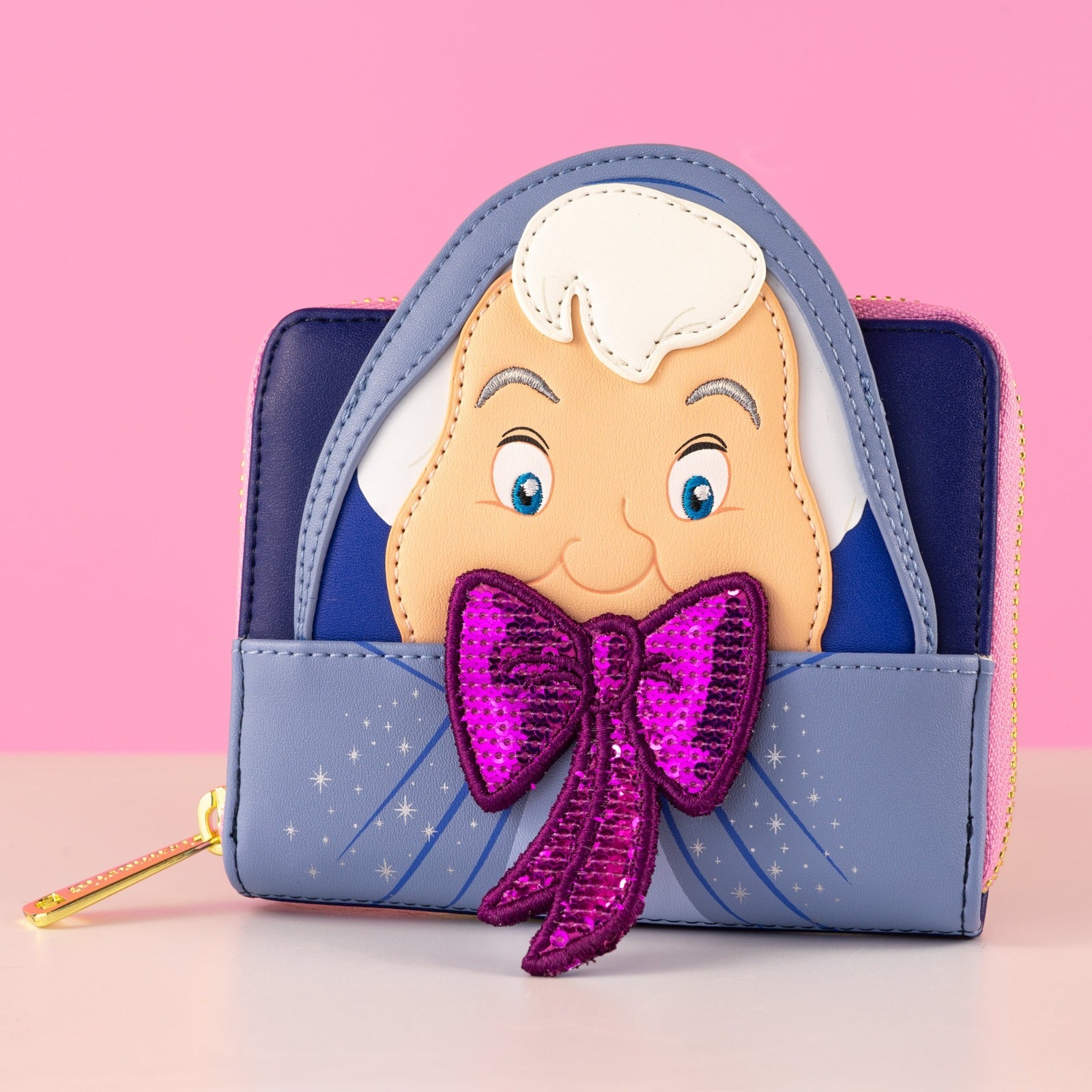 Loungefly x Disney Cinderella Fairy Godmother Cosplay Wallet - GeekCore