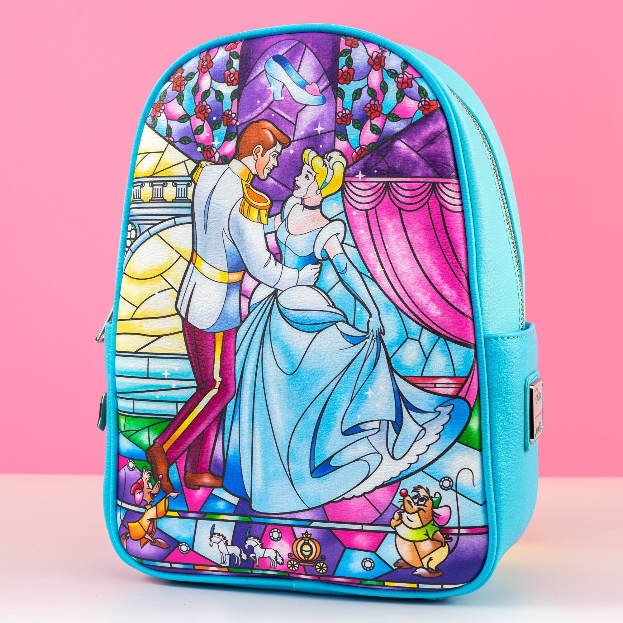 Loungefly x Disney Cinderella Stained Glass Mini Backpack GeekCore