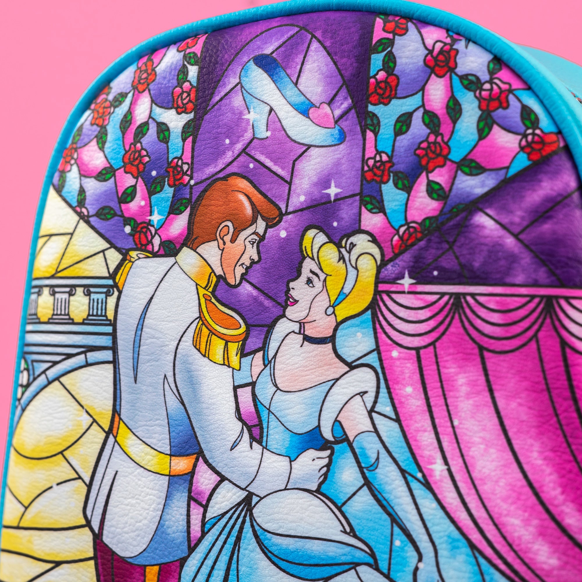 Loungefly x Disney Cinderella Stained Glass Mini Backpack - GeekCore