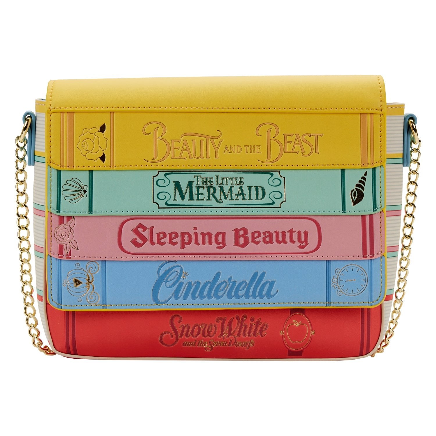 Loungefly x Disney Classic Princess Books Crossbody Bag GeekCore