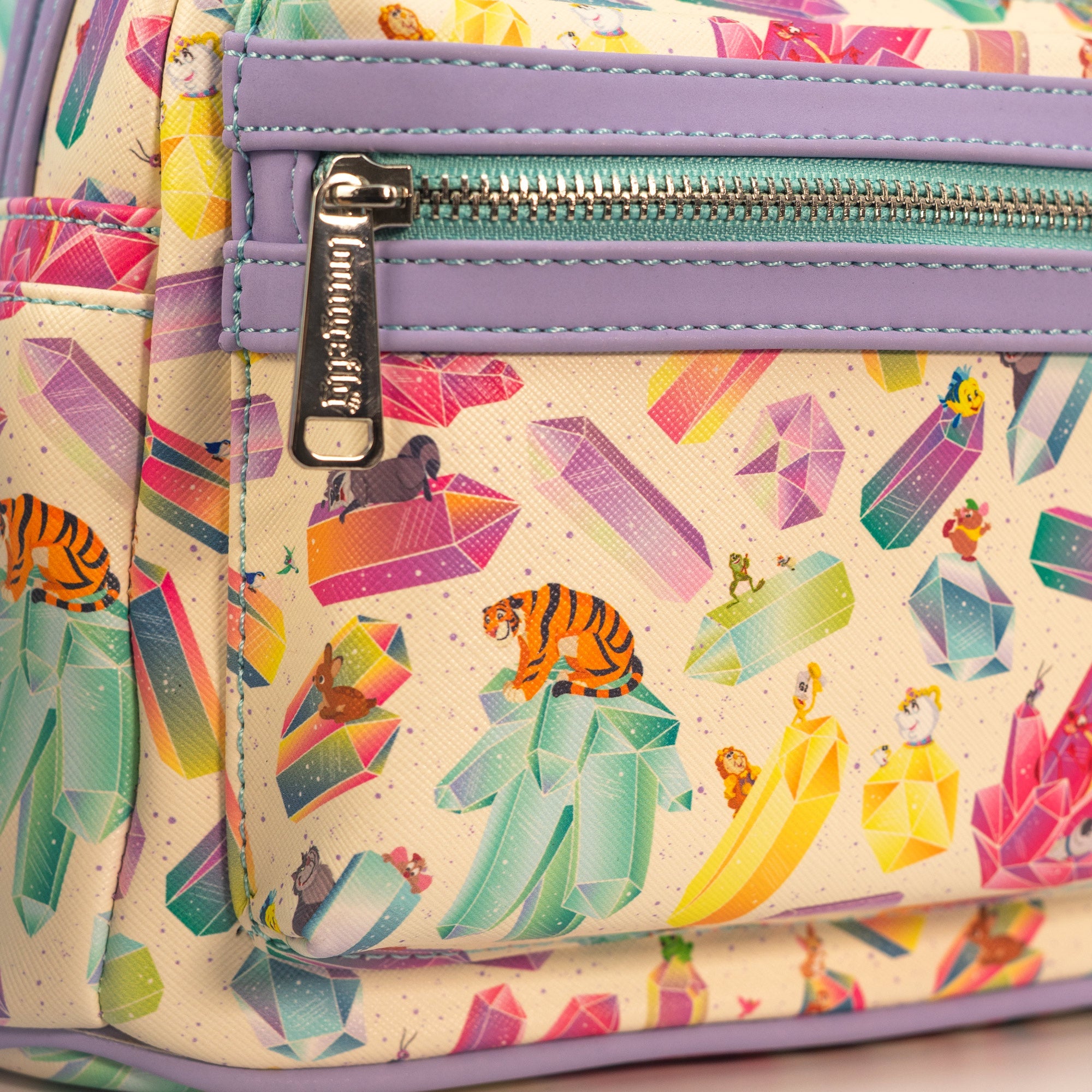 Loungefly x Disney Crystal Sidekicks All Over Print Mini Backpack - GeekCore