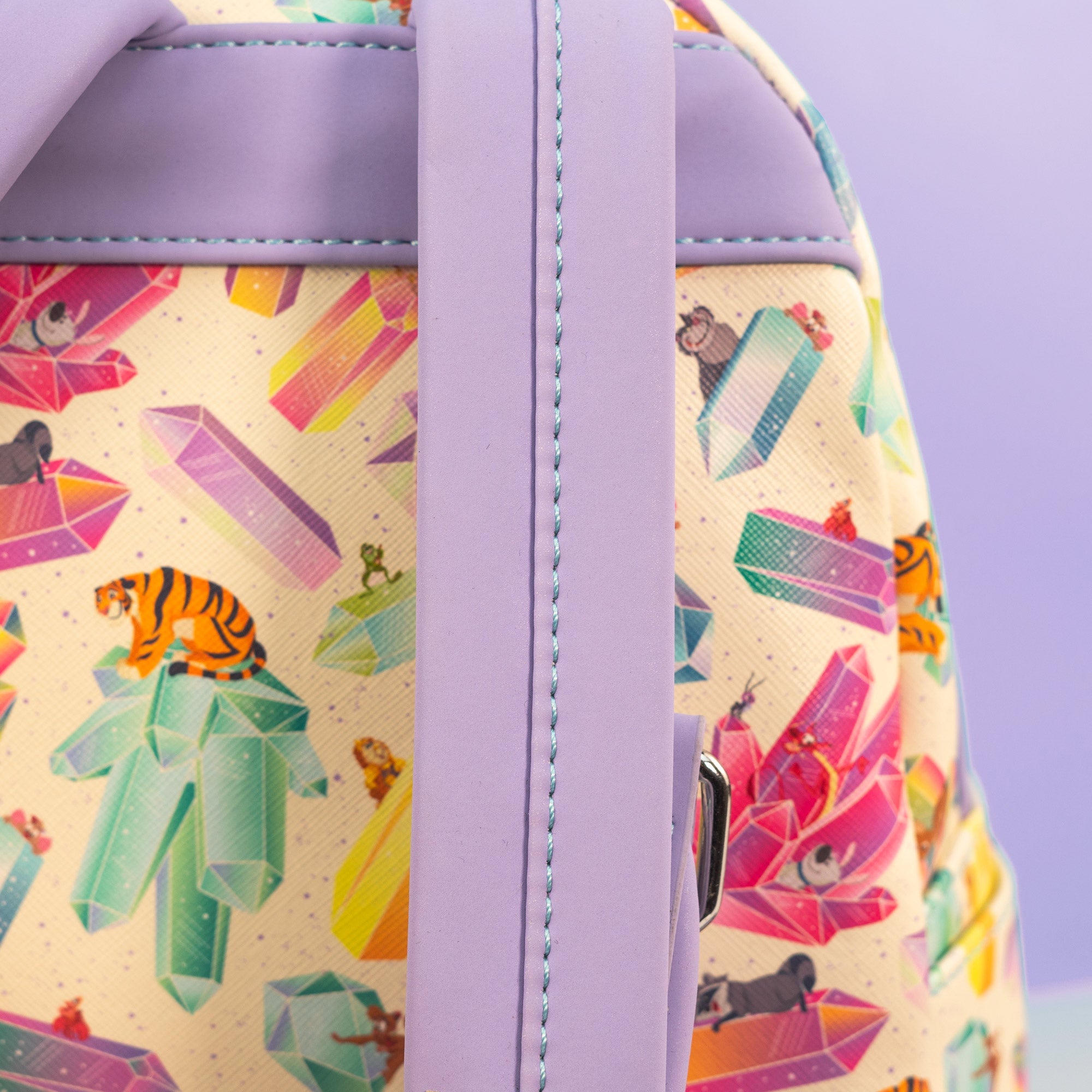 Loungefly x Disney Crystal Sidekicks All Over Print Mini Backpack - GeekCore