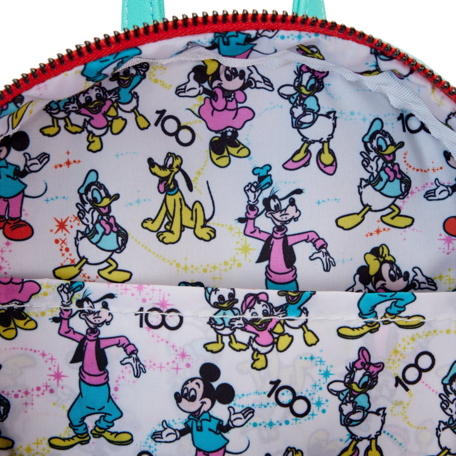 Loungefly x Disney - Disney 100 AOP Mini Backpack and Matching Ears - GeekCore