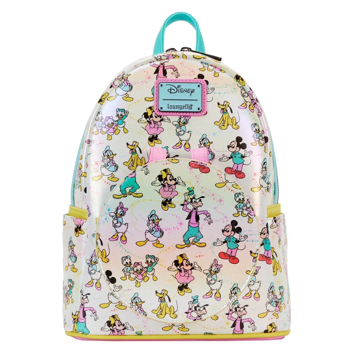 Loungefly x Disney - Disney 100 AOP Mini Backpack and Matching Ears - GeekCore