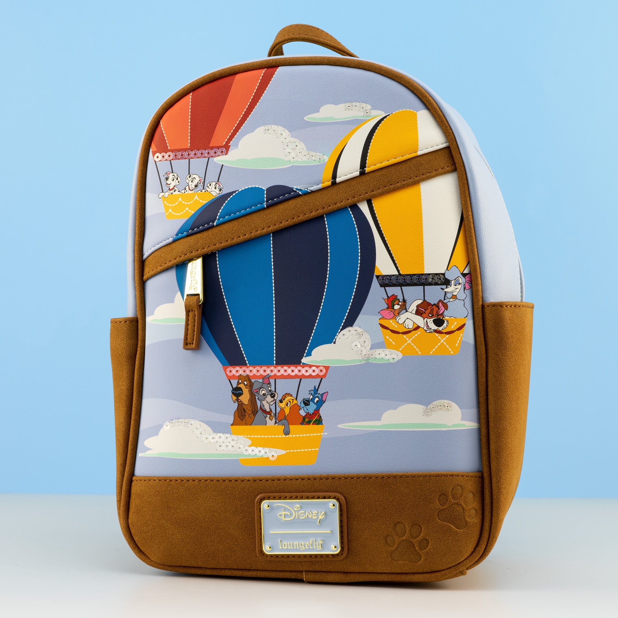 Loungefly x Disney Dogs Hot Air Balloon Mini Backpack GeekCore