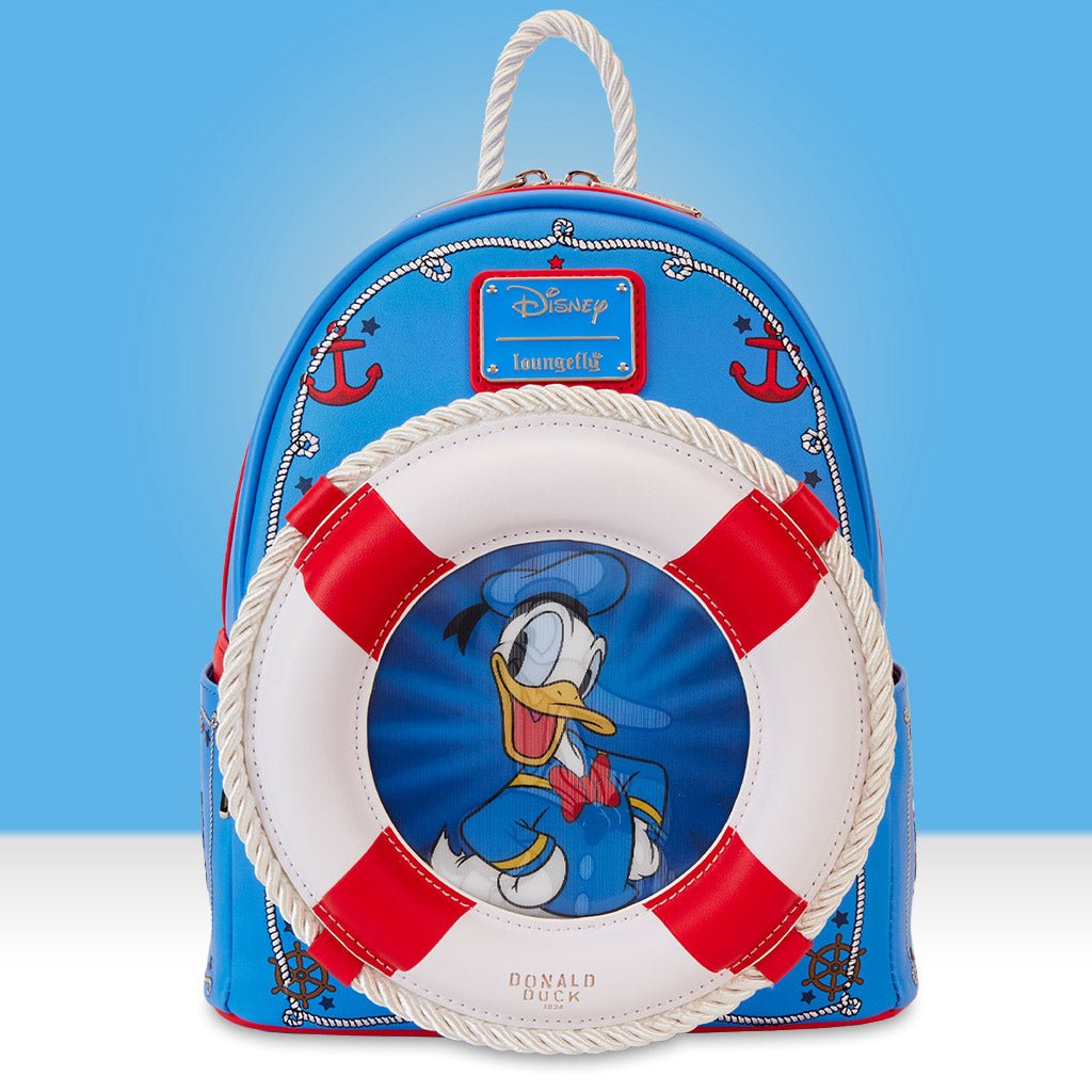 Loungefly x Disney Donald Duck 90th Anniversary Mini Backpack GeekCore