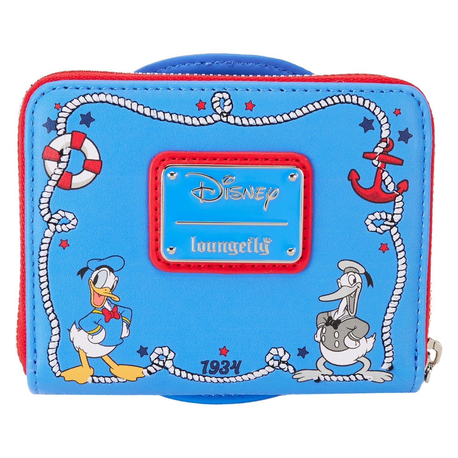 Loungefly x Disney Donald Duck 90th Anniversary Zip Around Wallet - GeekCore