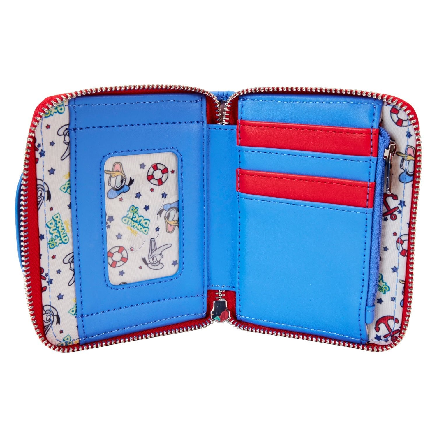 Loungefly x Disney Donald Duck 90th Anniversary Zip Around Wallet - GeekCore