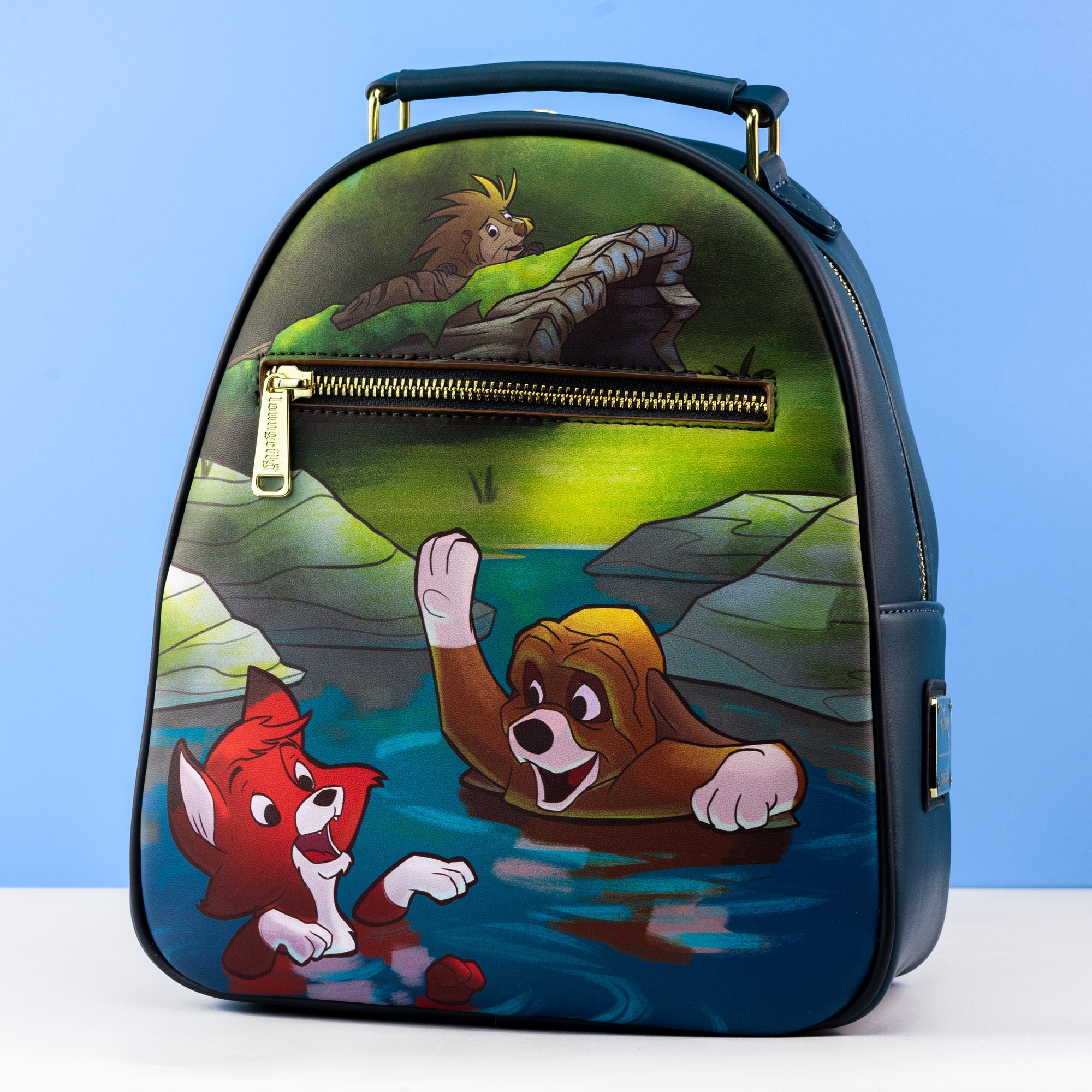 Loungefly x Disney Fox and the Hound Splash Mini Backpack - GeekCore