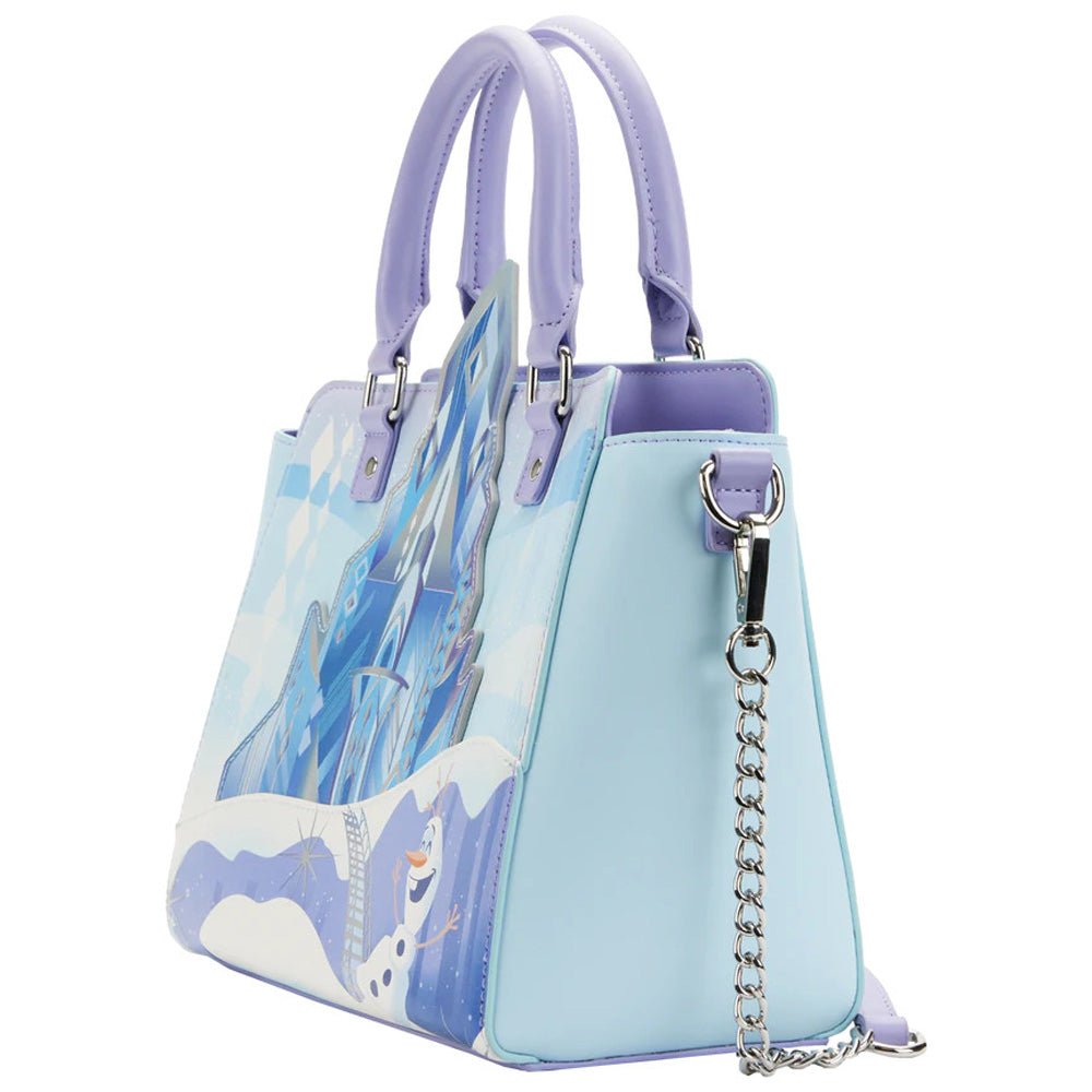 Loungefly x Disney Frozen Elsa Castle Crossbody Bag - GeekCore