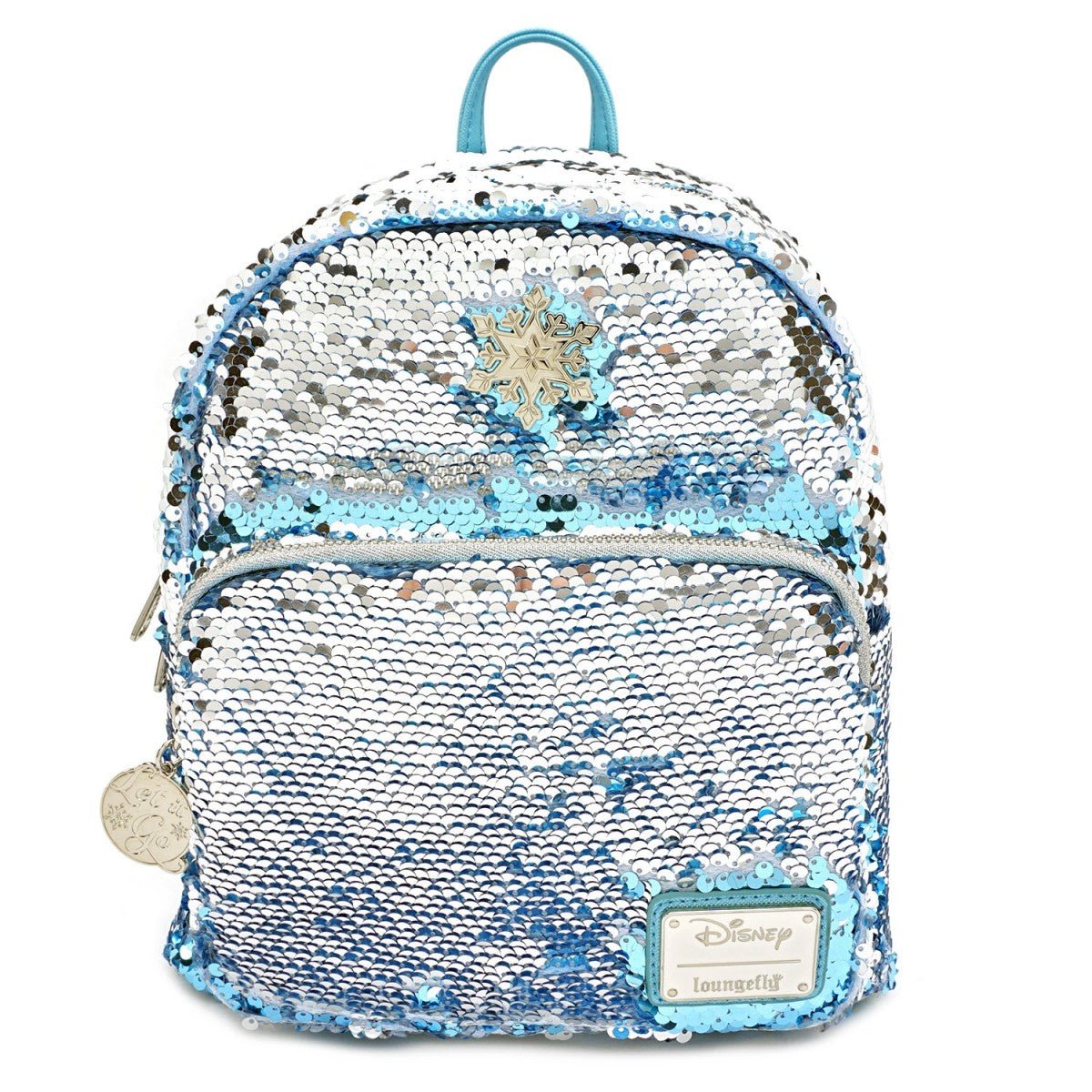 Loungefly X Disney Frozen Elsa Reversible Sequin Mini Backpack - GeekCore