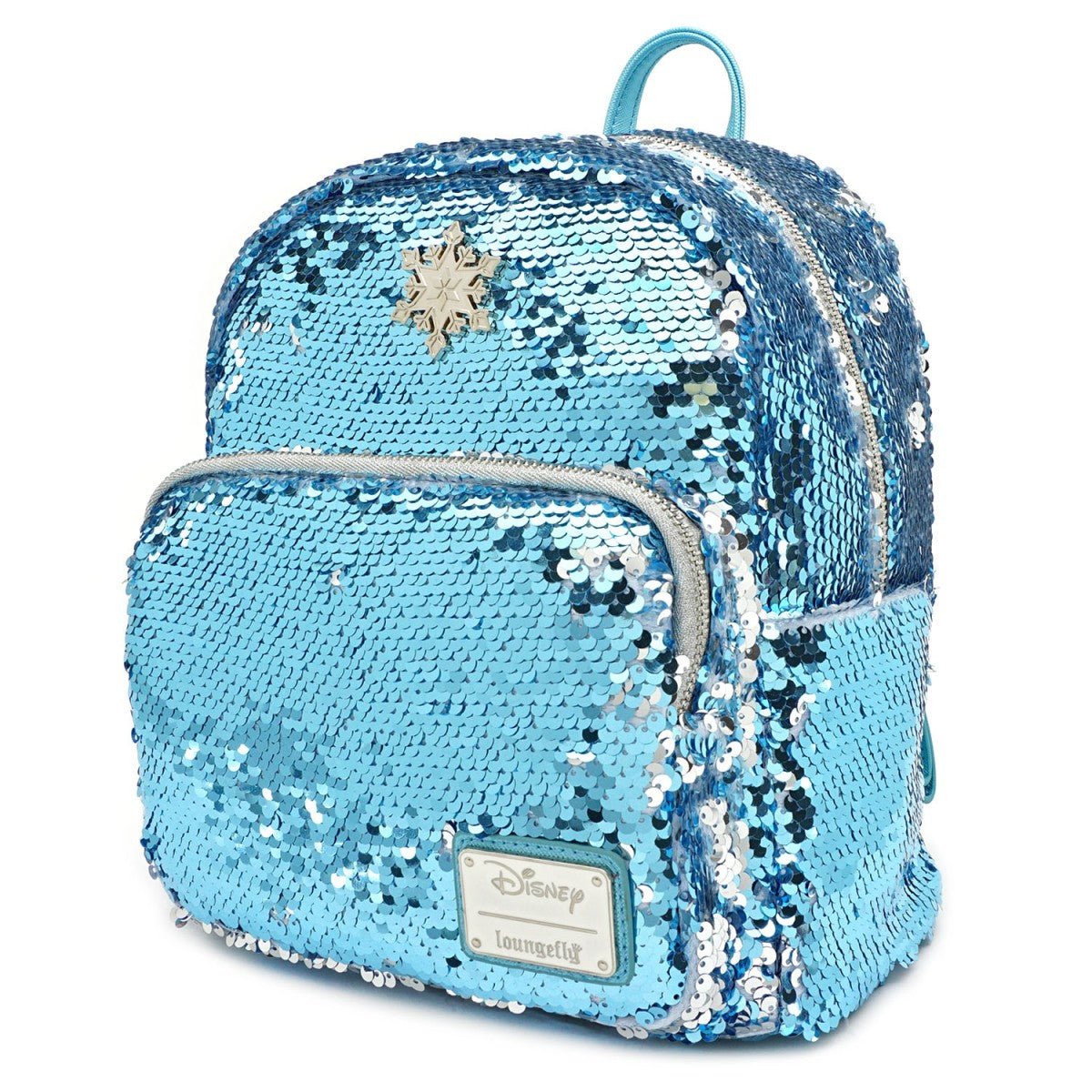 Loungefly X Disney Frozen Elsa Reversible Sequin Mini Backpack GeekCore