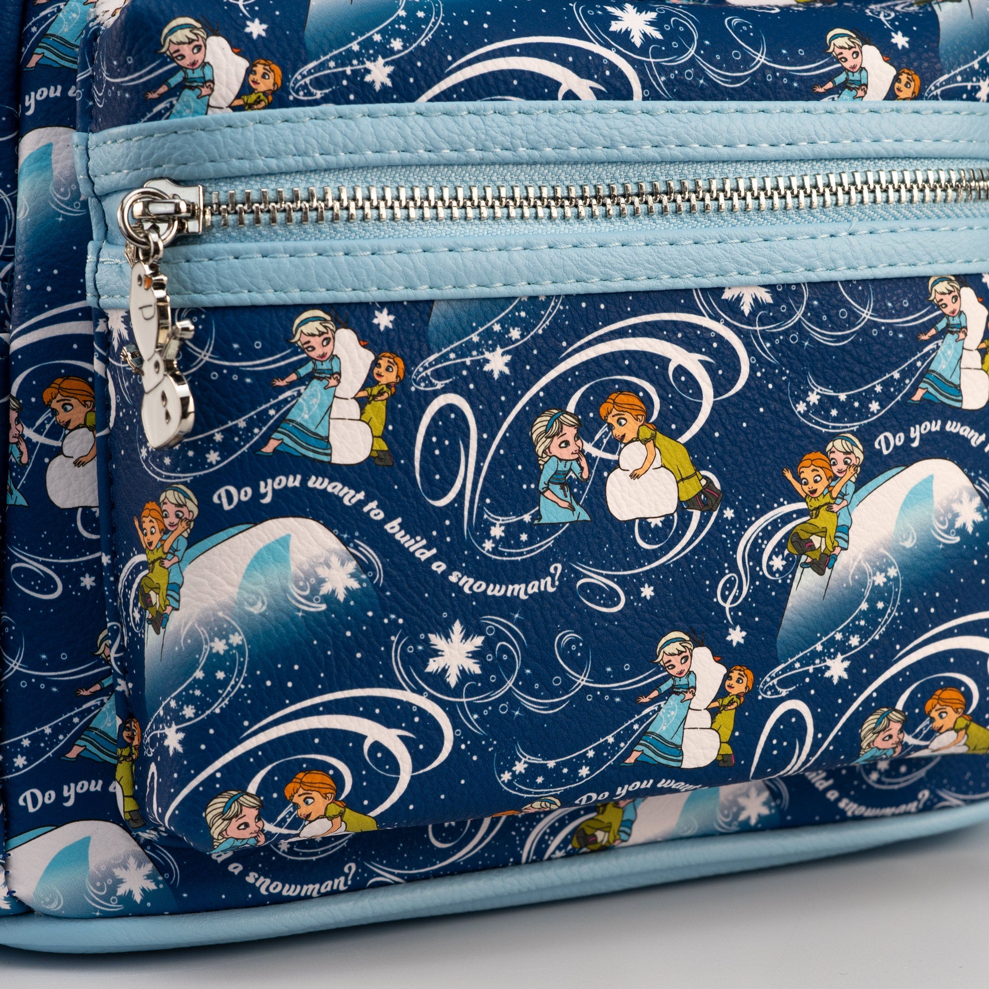 Loungefly x Disney Frozen Snow Play AOP Mini Backpack - GeekCore