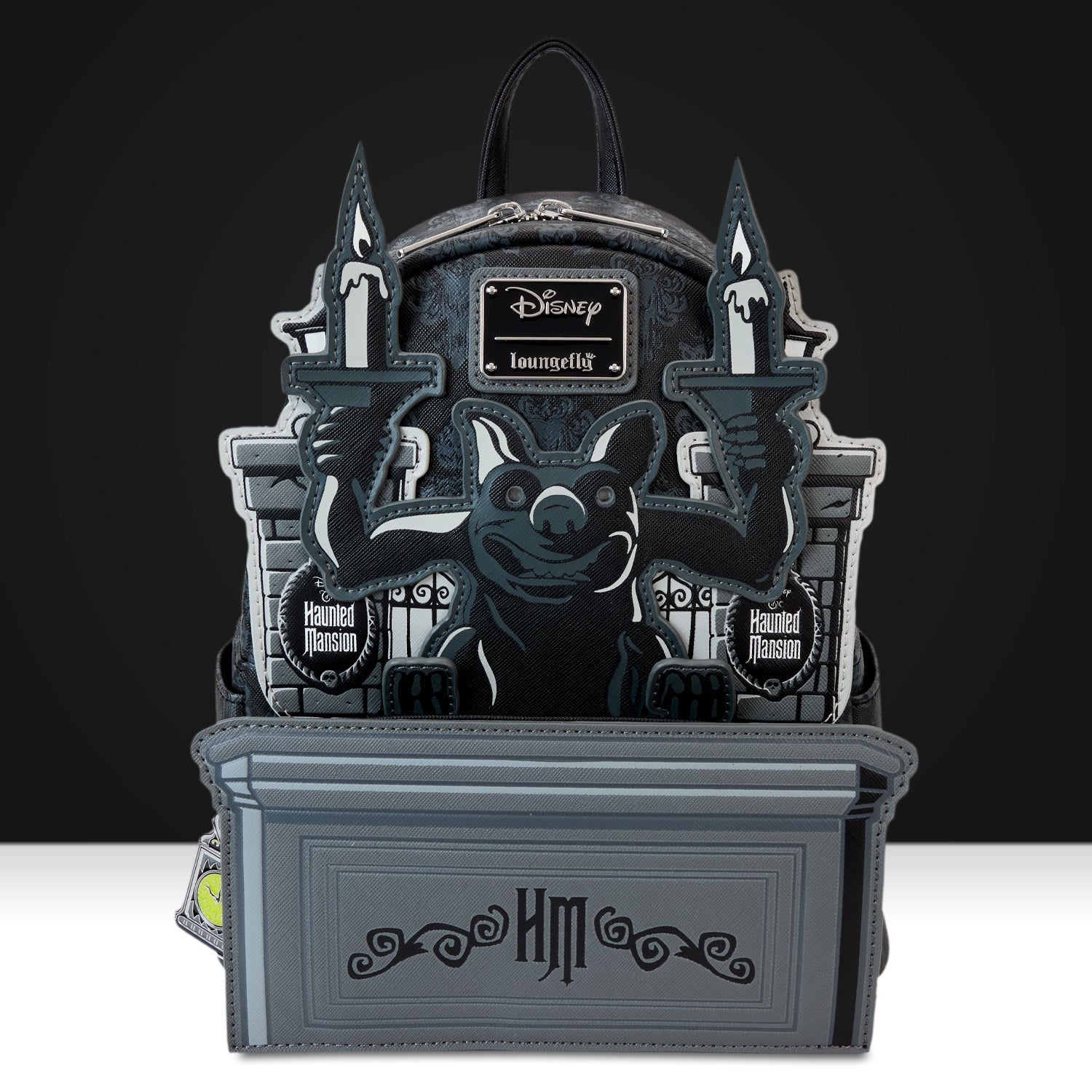 Loungefly x Disney Haunted Mansion Gargoyle Wallpaper Mini Backpack - GeekCore