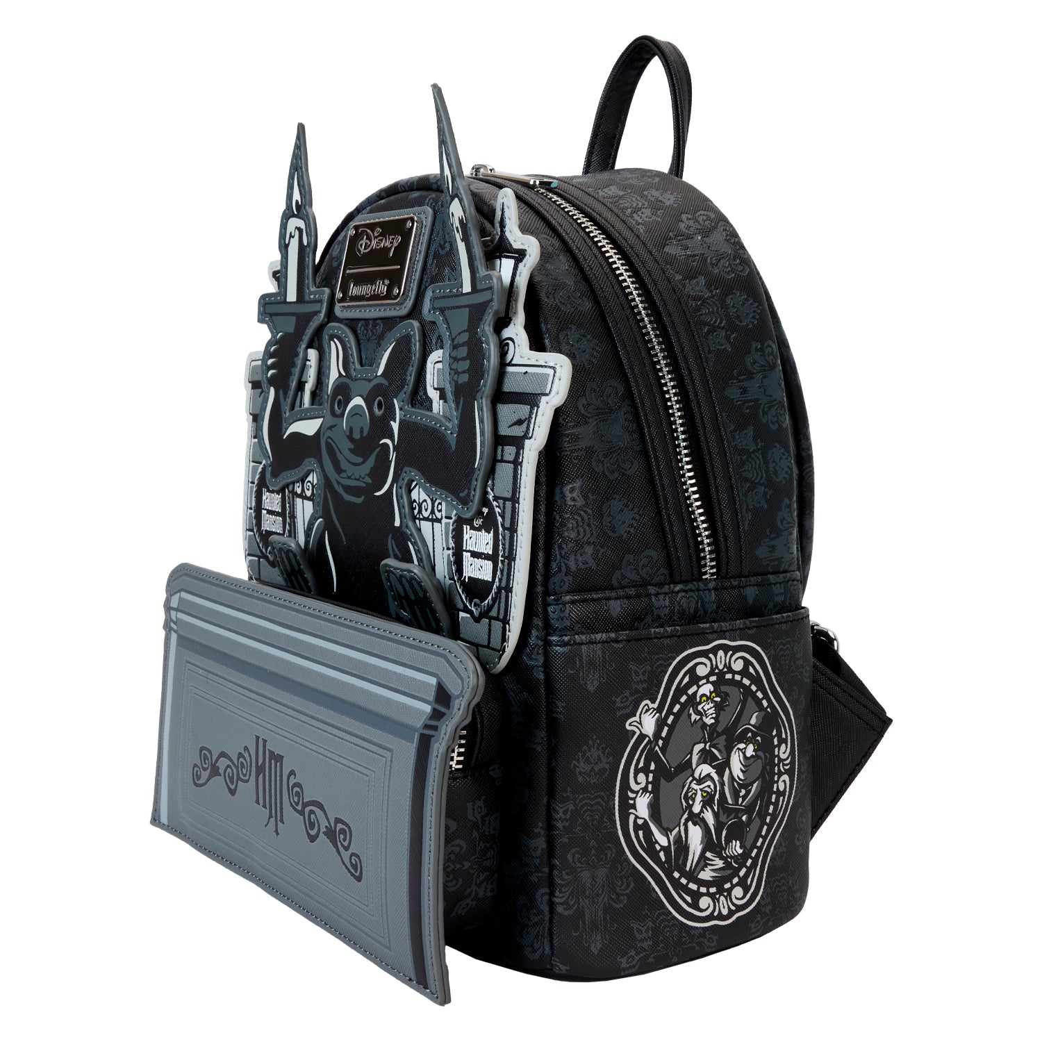 Loungefly x Disney Haunted Mansion Gargoyle Wallpaper Mini Backpack - GeekCore