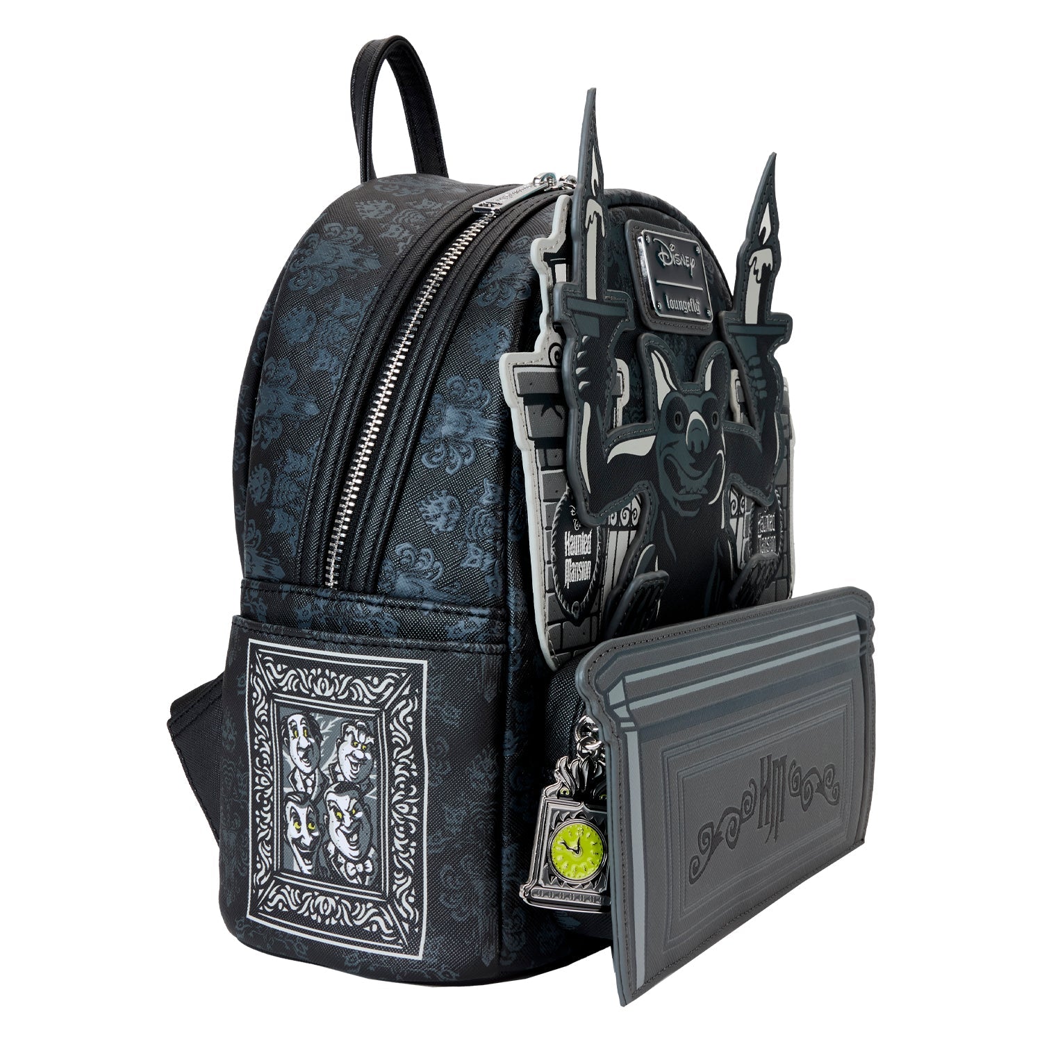 Loungefly x Disney Haunted Mansion Gargoyle Wallpaper Mini Backpack - GeekCore