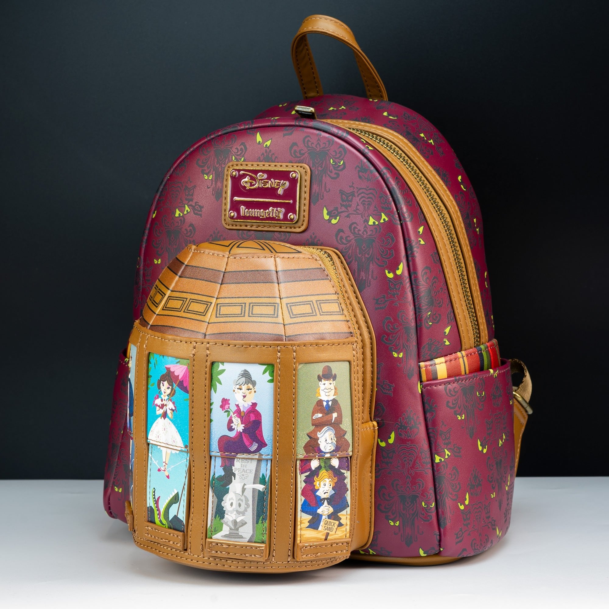 Loungefly x Disney Haunted Mansion Moving Portraits Mini Backpack GeekCore