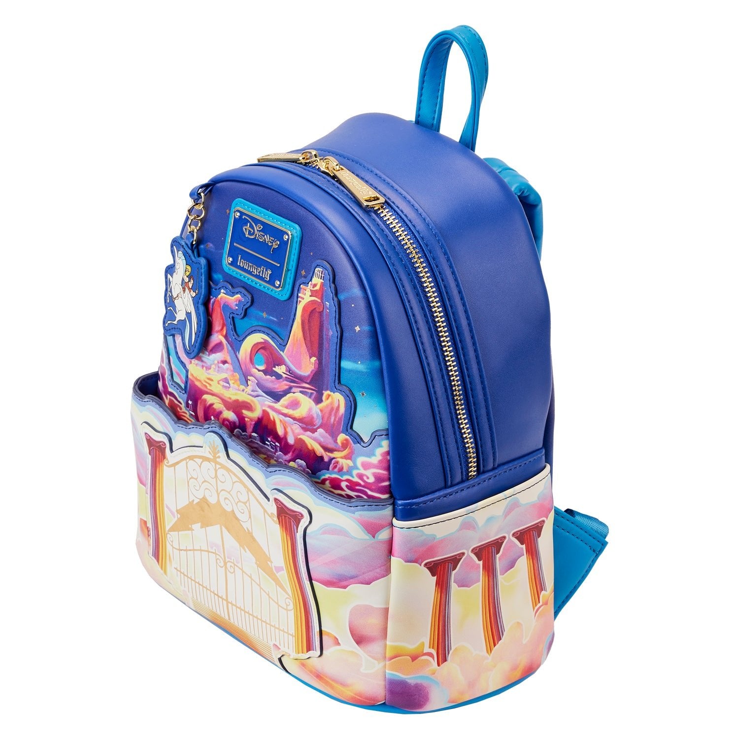 Loungefly x Disney Hercules Mount Olympus Gates Mini Backpack - GeekCore