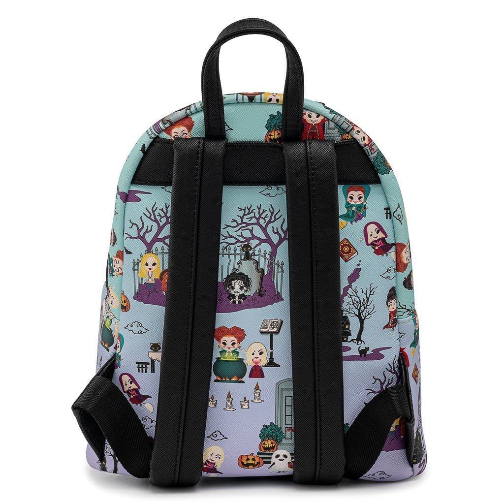 Loungefly x Disney Hocus Pocus All Over Print Mini Backpack - GeekCore