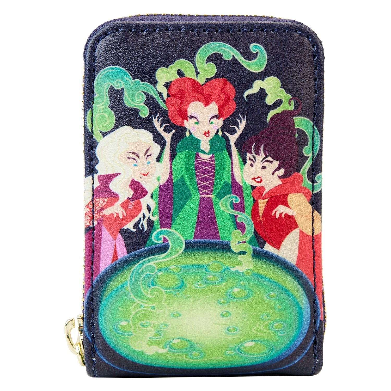 Loungefly x Disney Hocus Pocus Sanderson Sisters Cauldron Accordion Wallet - GeekCore