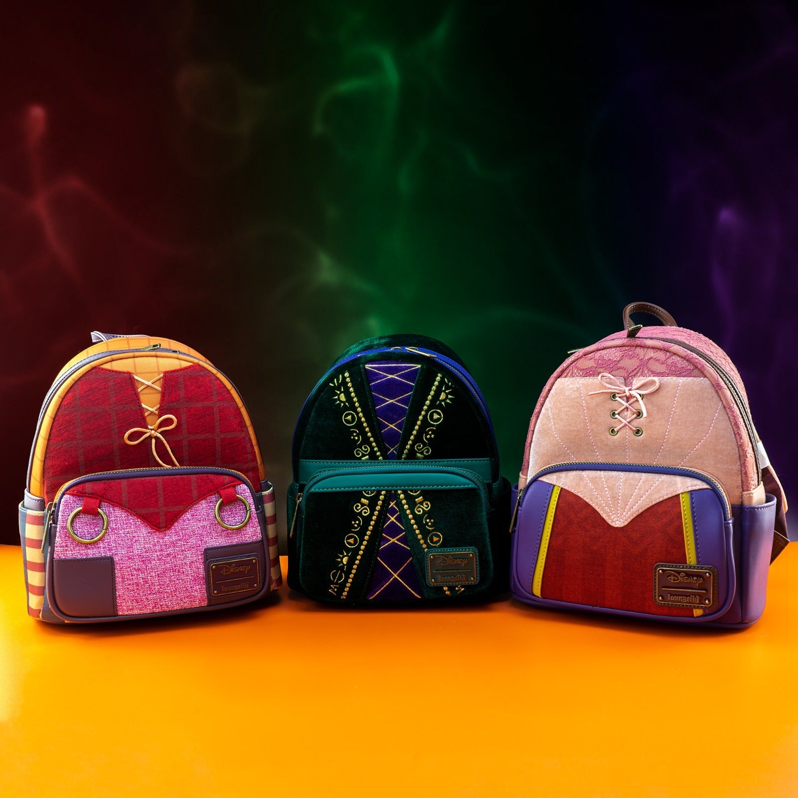 Loungefly x Disney Hocus Pocus Sarah Sanderson Dress Cosplay Mini Backpack - GeekCore