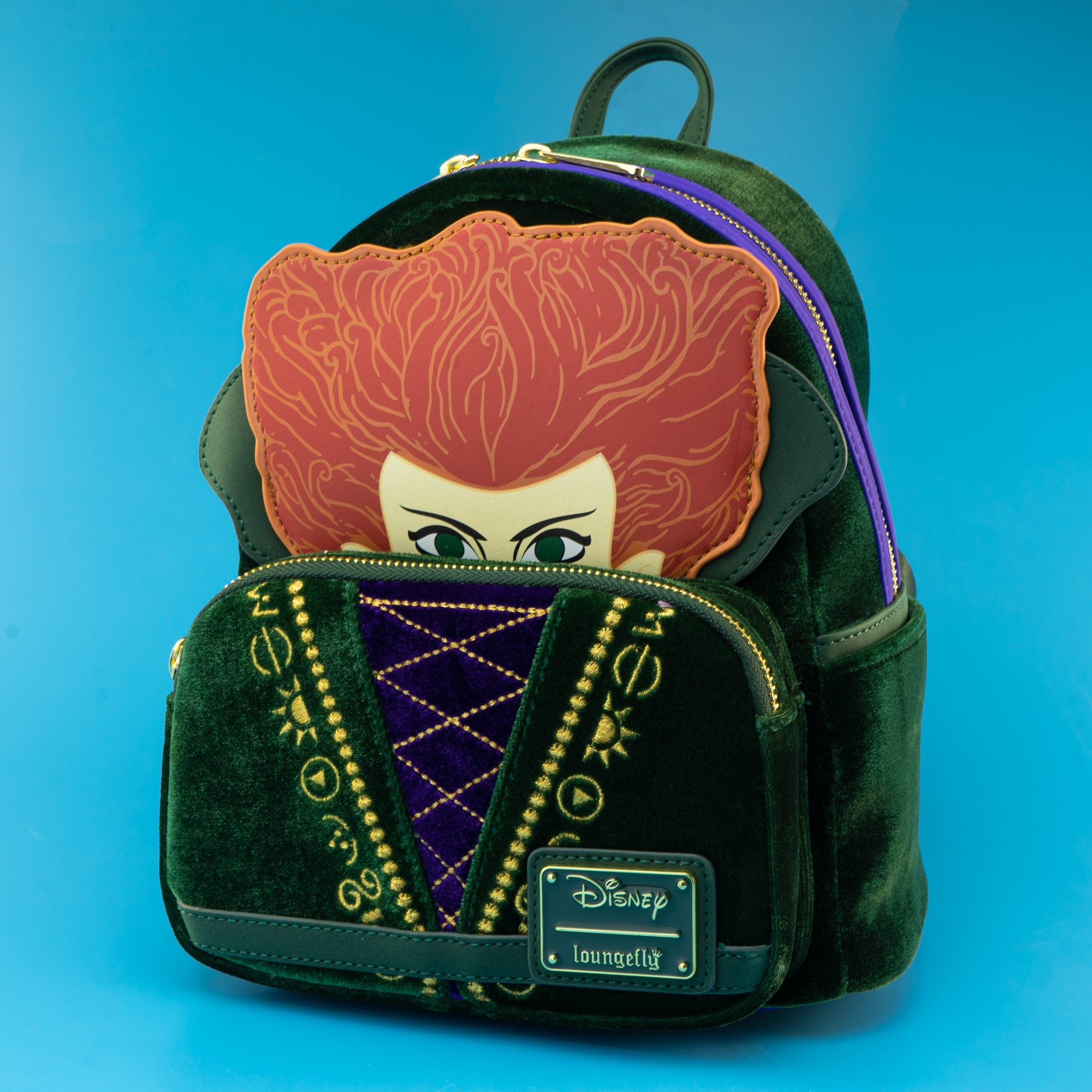 Loungefly x Disney Hocus Pocus Winifred Sanderson Cosplay Mini Backpack - GeekCore