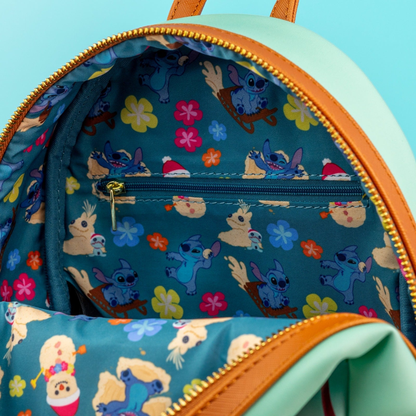 Loungefly x Disney Lilo and Stitch Christmas Beach Holiday Mini Backpack - GeekCore