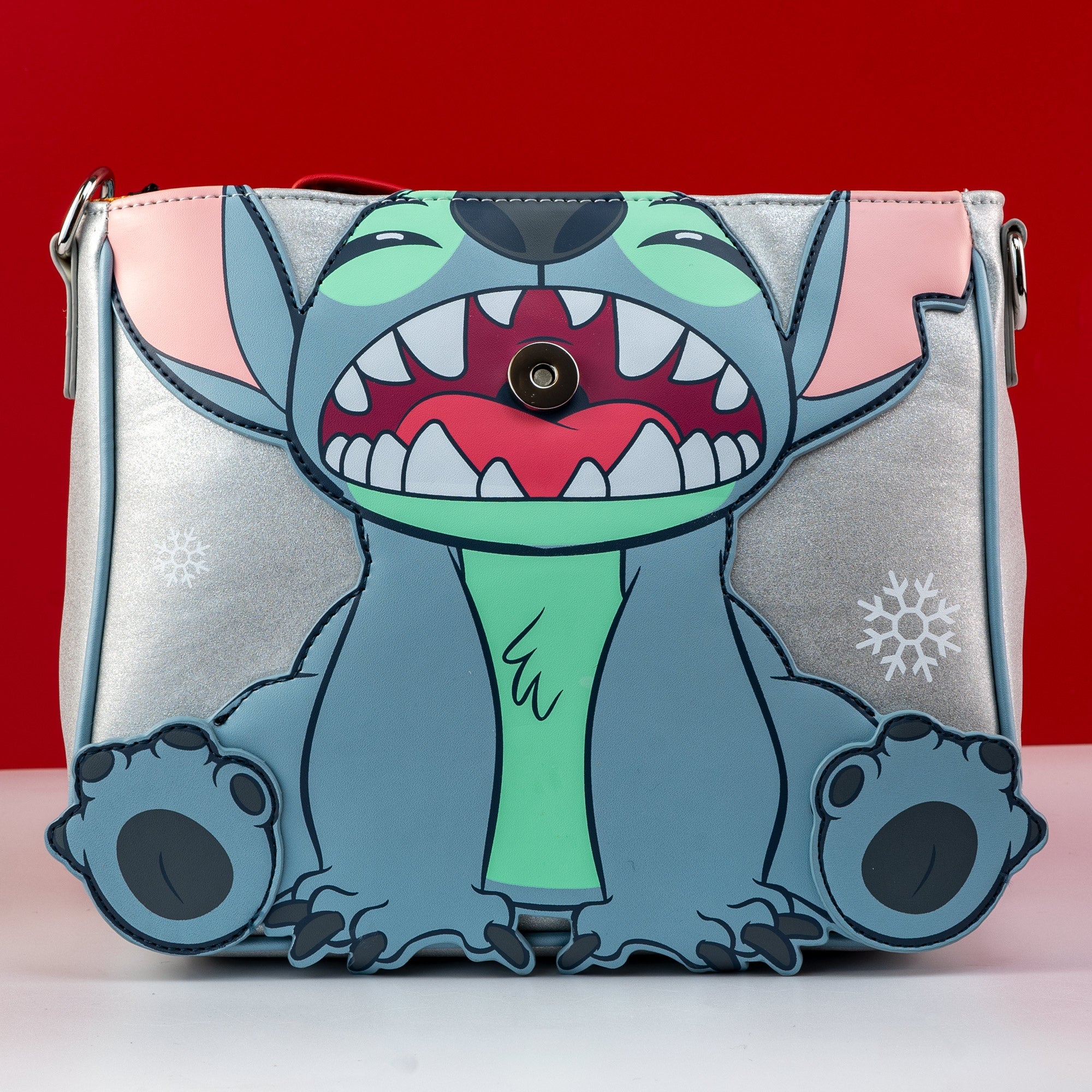 Loungefly x Disney Lilo and Stitch Holiday Cosplay Crossbody Bag - GeekCore