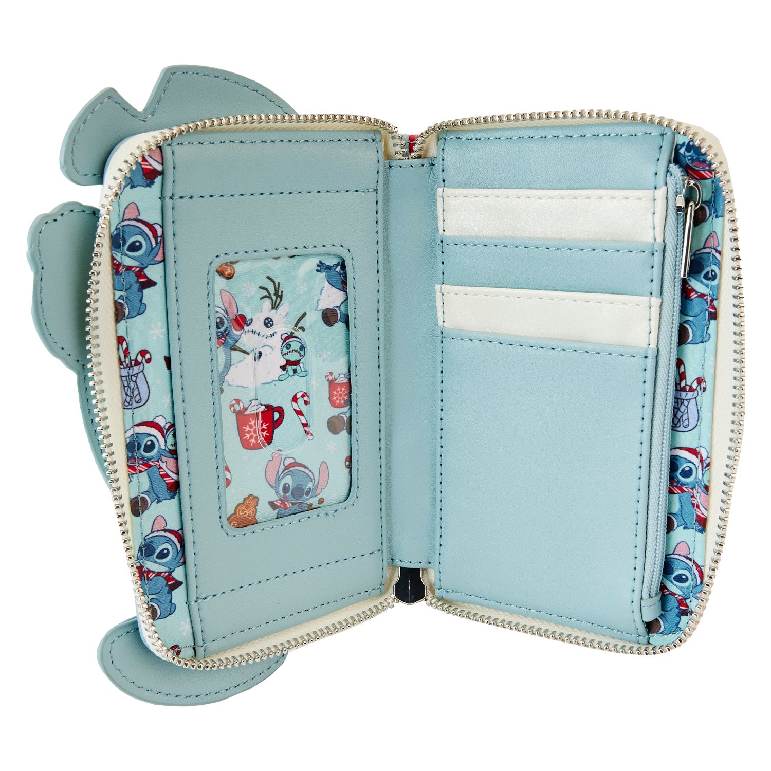 Loungefly x Disney Lilo and Stitch Holiday Cosplay Wallet - GeekCore