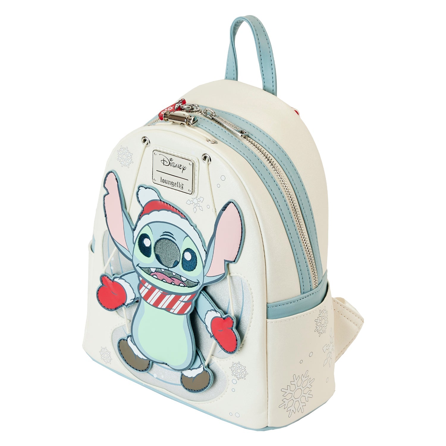 Loungefly x Disney Lilo and Stitch Snow Angel Stitch Cosplay Mini Backpack - GeekCore