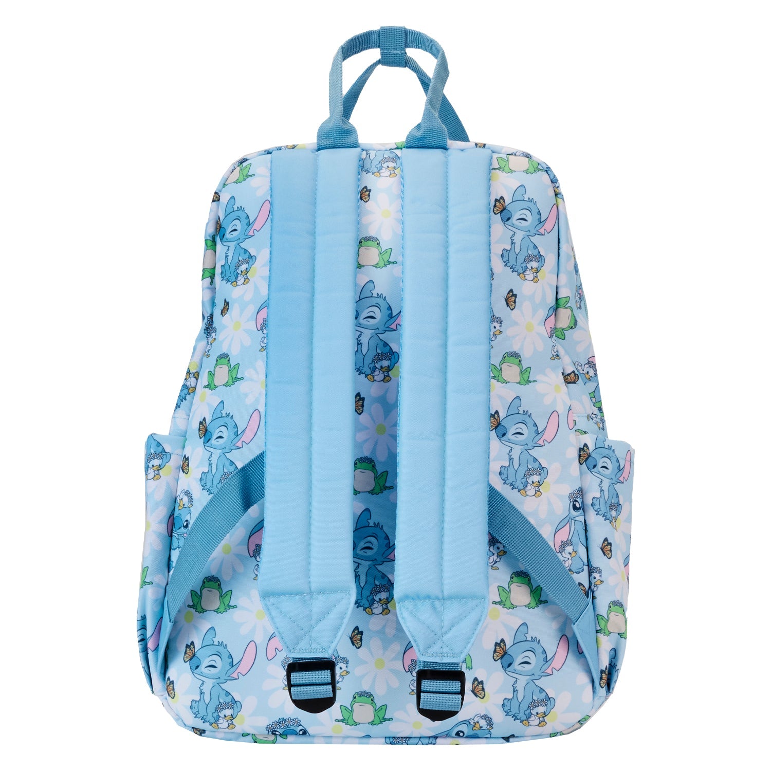 Loungefly x Disney Lilo and Stitch Springtime AOP Nylon Full Sized Backpack - GeekCore