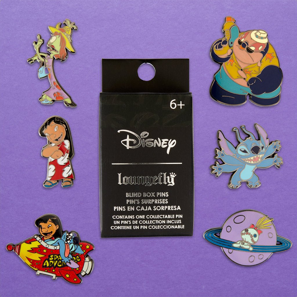 Loungefly x Disney Lilo & Stitch Space Adventure Blind Box Mystery Pin - GeekCore