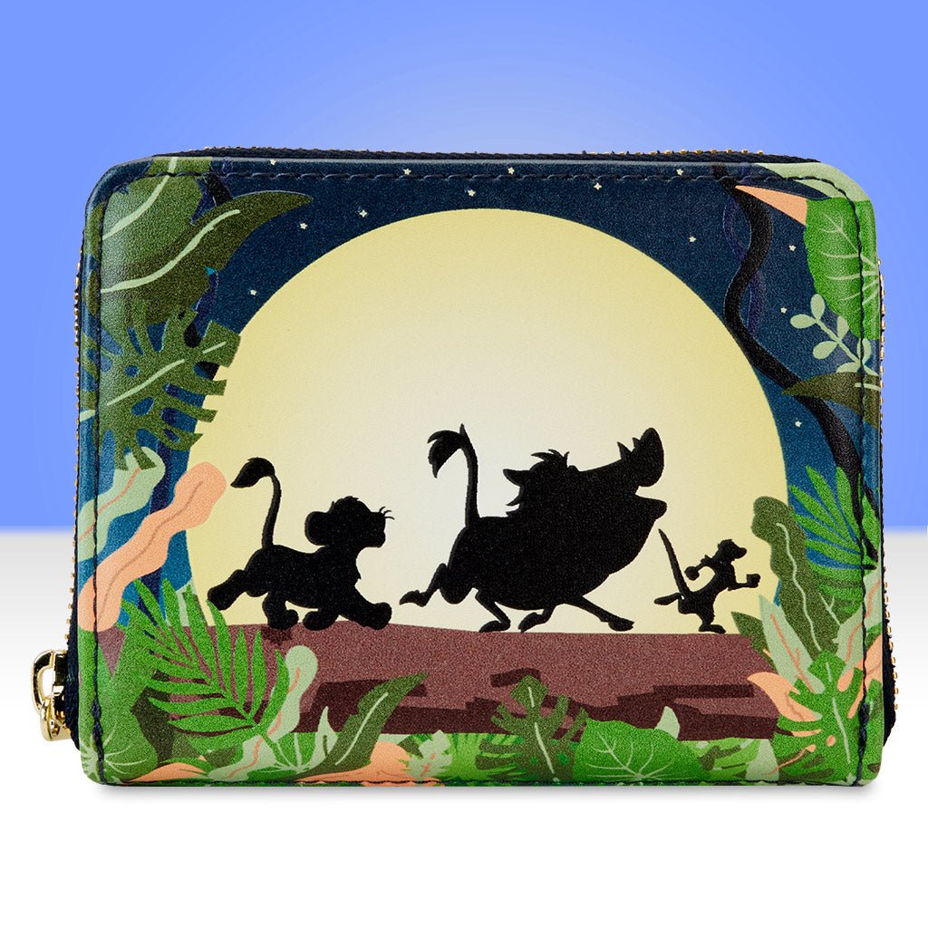 Loungefly x Disney Lion King 30th Anniversary Hakuna Matata Zip Around Wallet - GeekCore