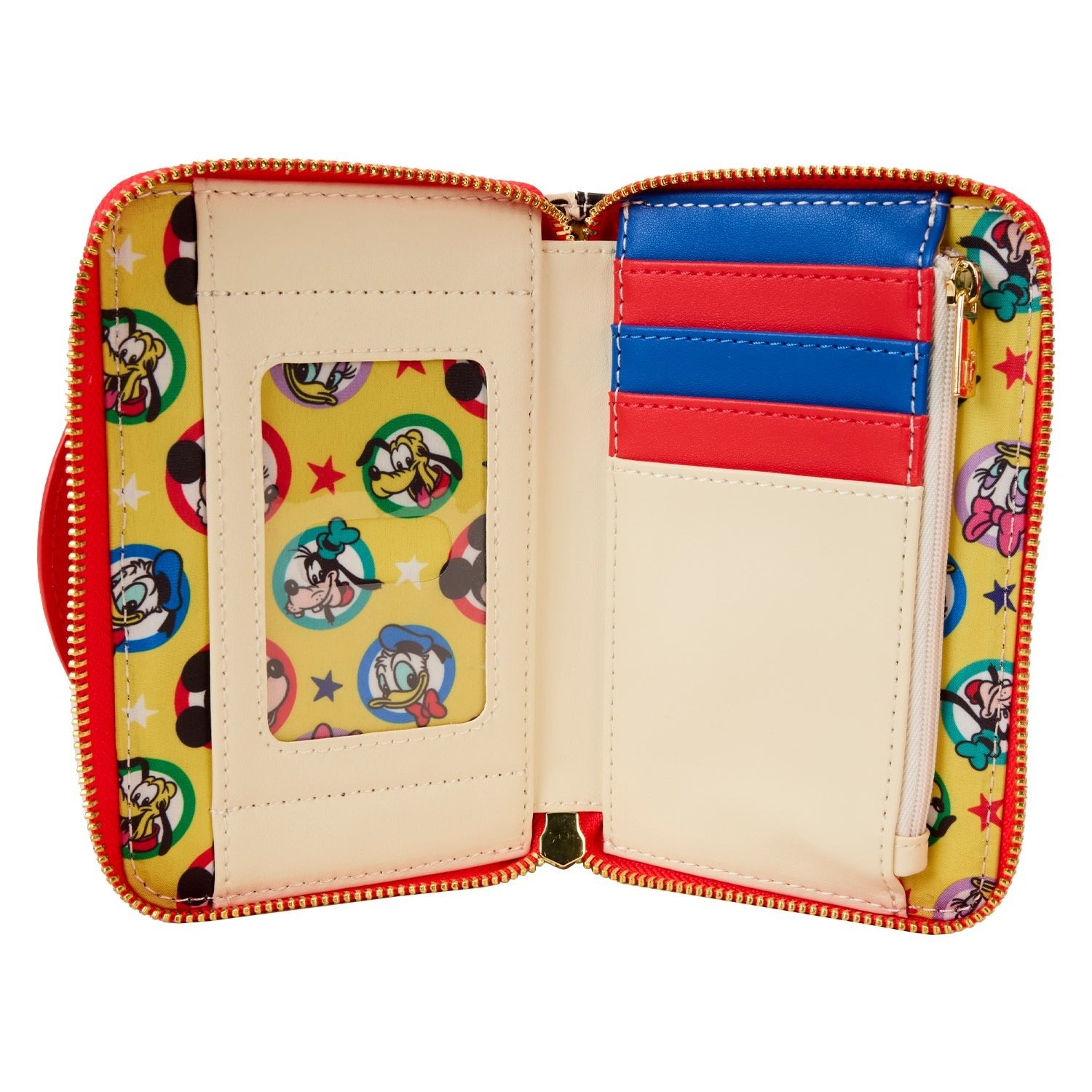 Loungefly x Disney Mickey And Friends Classic Zip Around Wallet - GeekCore