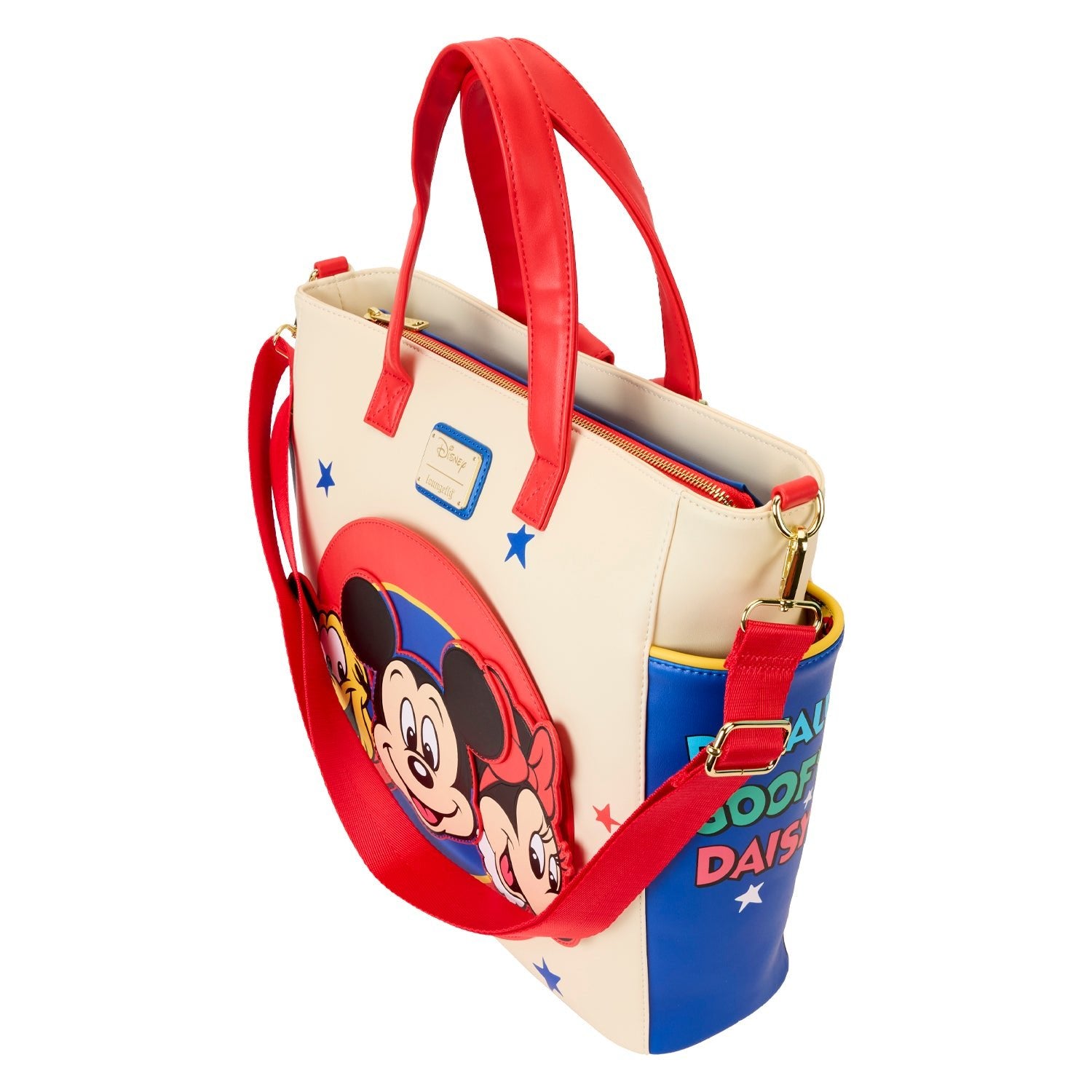 Loungefly x Disney Mickey And Friends Convertible Backpack & Tote Bag - GeekCore