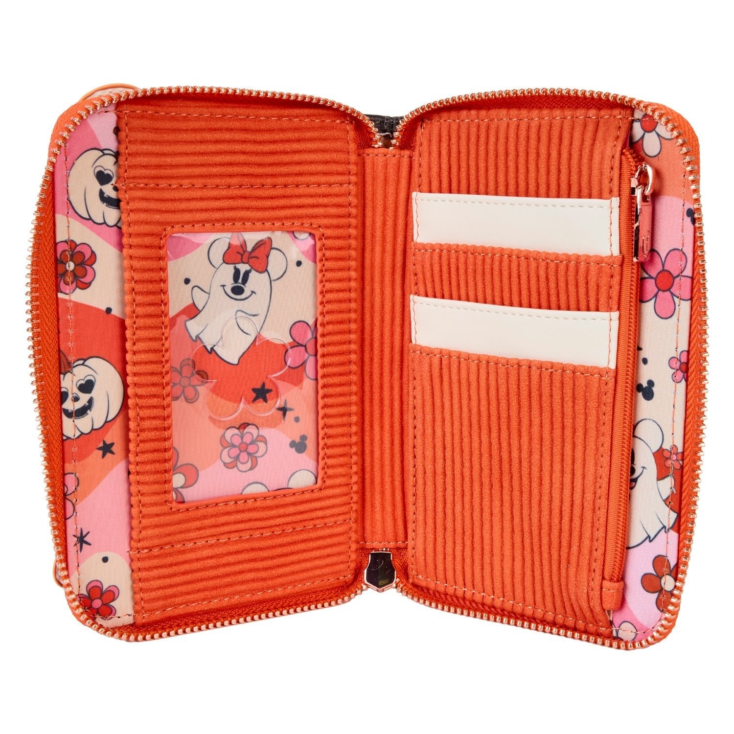 Loungefly x Disney Mickey and Friends Halloween Zip Around Wallet - GeekCore