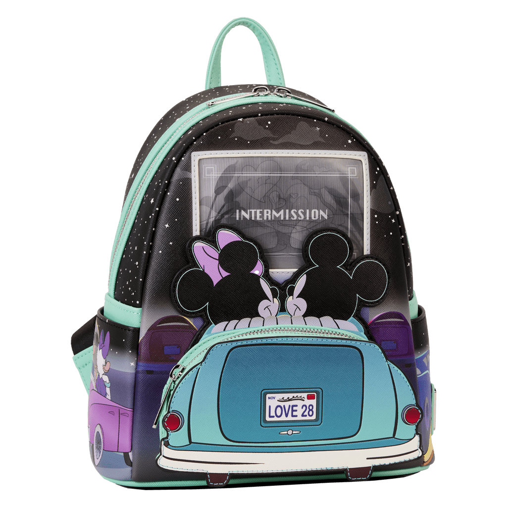 Loungefly X Disney Mickey And Minnie Date Night Drive - In Mini Backpack - GeekCore