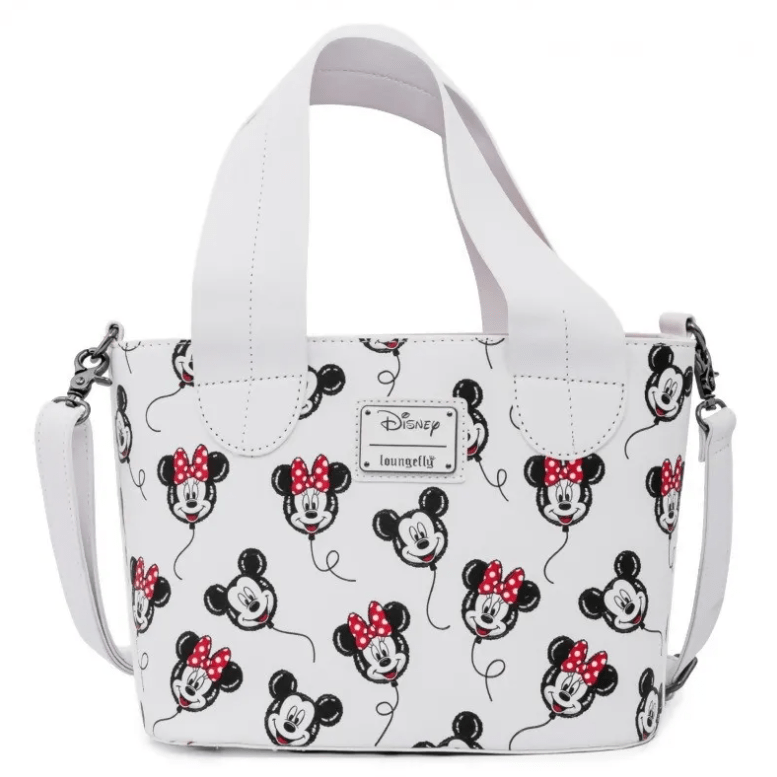 Loungefly x Disney Mickey and Minnie Mouse Balloons Handbag - GeekCore