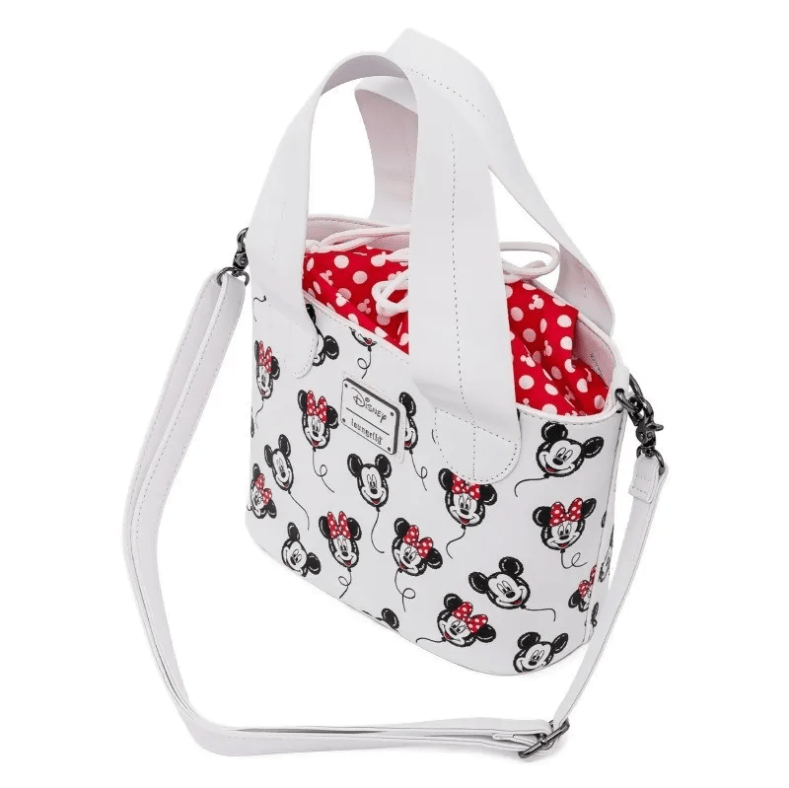 Loungefly x Disney Mickey and Minnie Mouse Balloons Handbag - GeekCore