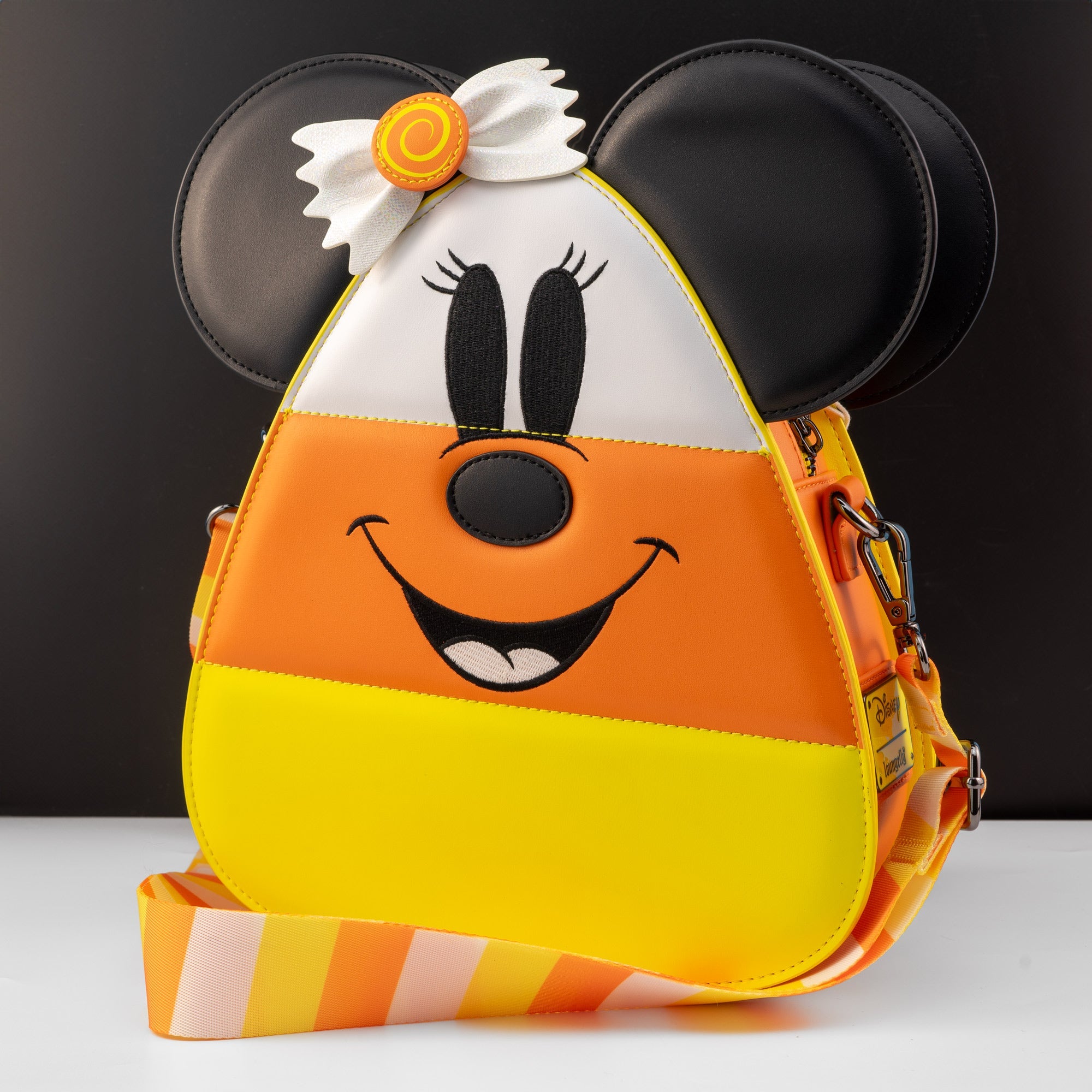 Loungefly x Disney Mickey and Minnie Mouse Candy Corn Crossbody Bag - GeekCore