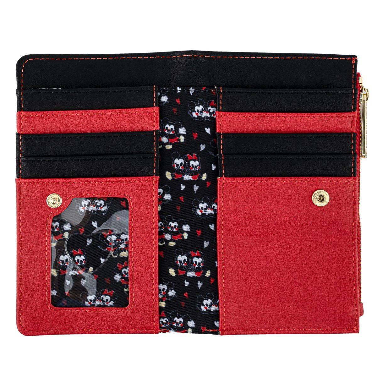 Loungefly x Disney Mickey and Minnie Mouse Heart Purse - GeekCore