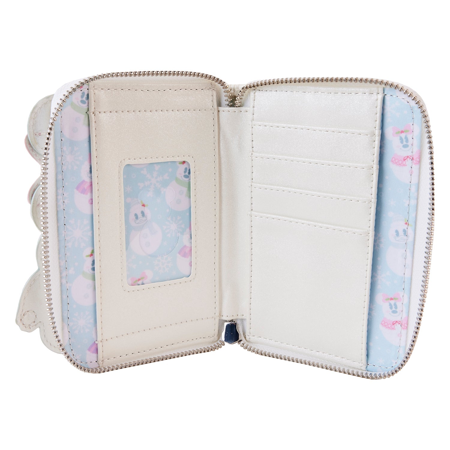 Loungefly x Disney Mickey and Minnie Pastel Snowman Wallet - GeekCore