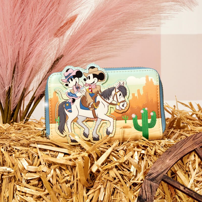 Loungefly x Disney Mickey And Minnie Western Wallet - GeekCore